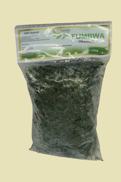 Getrocknete Eru / Okok / Fumbwa-Blätter