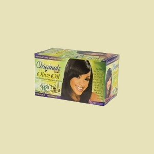 African Pride Olive Miracle Regular Deep Conditioning Anti-Breakage No-Lye Relaxer 
