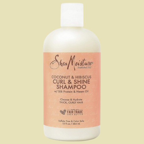 SheaMoisture Coconut &amp; Hibiscus sulphate free Curl &amp; Shine Shampoo 